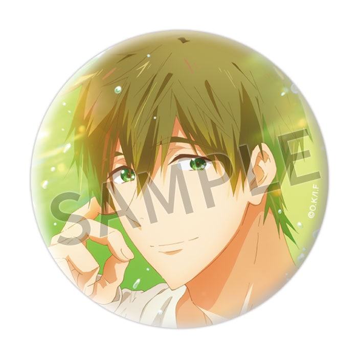 劇場版 Free!FS オーロラビッグ缶バッジ -Sparkle-【真琴】【在庫品