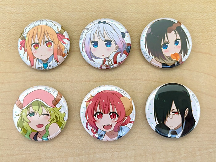 京アニハンドメイド缶バッジ 【小林さんちのメイドラゴンS】【在庫品