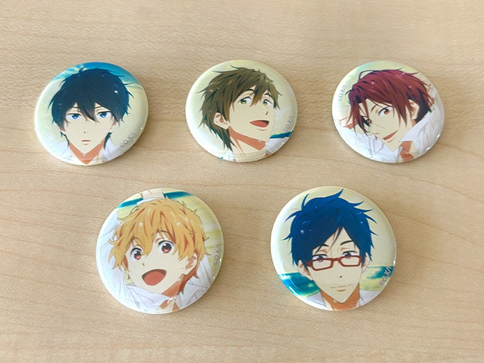 Free!　凛　京アニ　ミニ缶バッジ 京アニハンドメイド缶バッジ 【TVアニメ『Free!』】【在庫品
