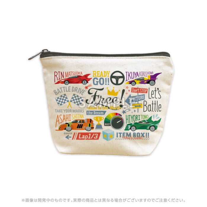 劇場版 Free!RW ポーチ＆ミラーセット【Racing ver.】【在庫品】