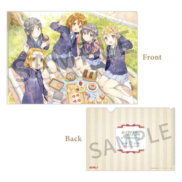 けいおん！』シリーズ 15th Anniversary クリアファイル【在庫品