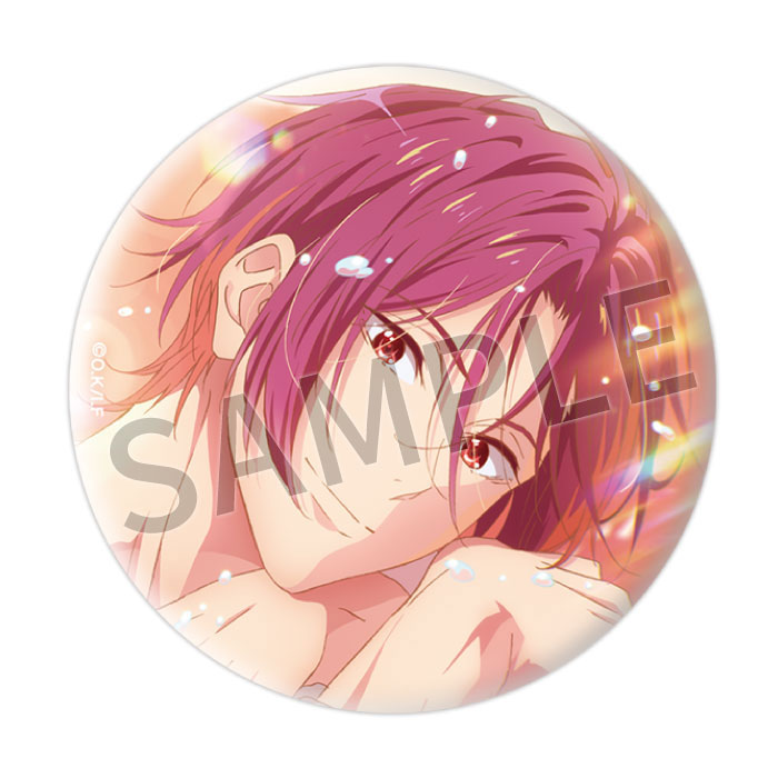 劇場版 Free!FS オーロラビッグ缶バッジ -Sparkle-【凛】【在庫品