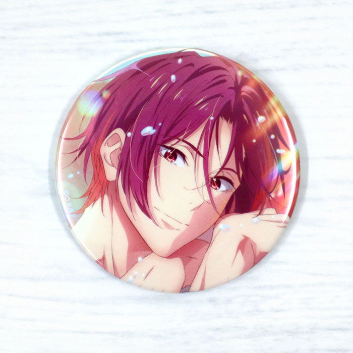 Free! Be 缶バッジ 凛 劇場版 Free!FS オーロラビッグ缶バッジ -Sparkle-【凛】