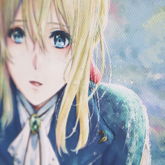 【美品】アニメージュカバーコレクションレアカード＆ノーマルカード61枚セット Canvas ReArt Collection【ヴァイオレット・エヴァーガーデン_7_C.306