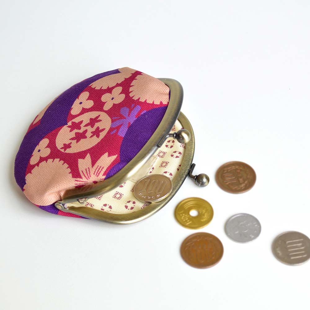 3.3寸丸がま口「さんぽみち」