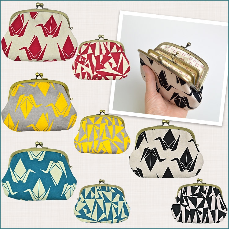 親子がま口 「おりづる」