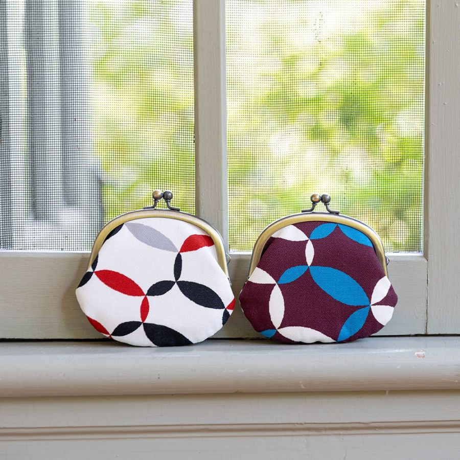 3.3寸丸がま口「しっぽう」