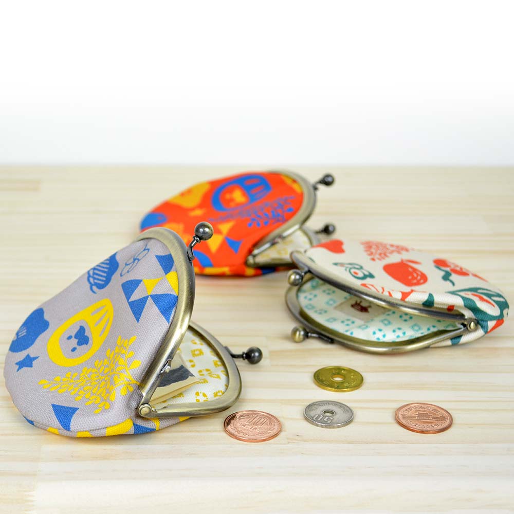 3.3寸丸がま口「ふくまねき」