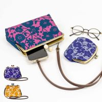 6寸ポシェットがま口 「とりのこえ」