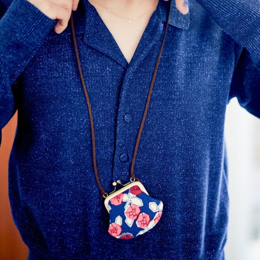 1.8寸紐付ちびがま れとろばら