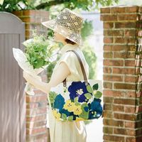 中トートバッグ「はなもゆ」