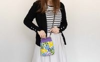 4寸縦型ポシェットがま口「かだん」