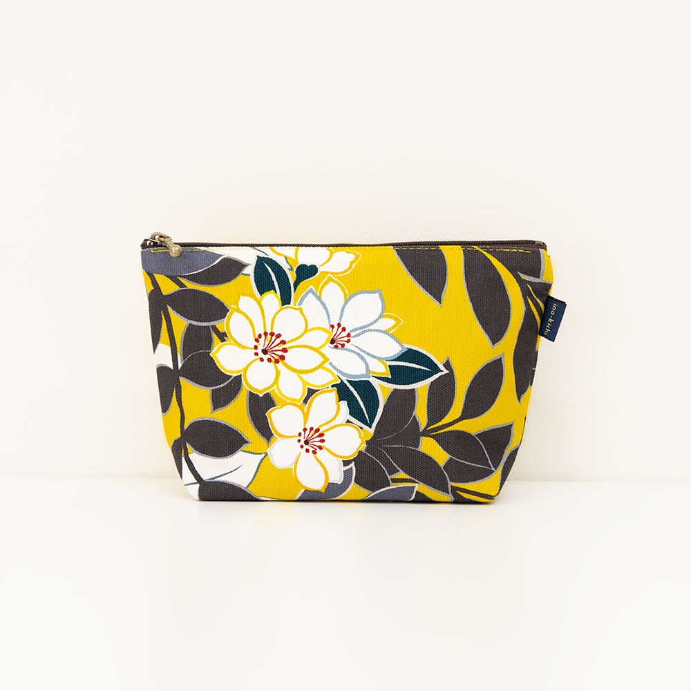 ファスナーポーチ「しゃら きいろ」