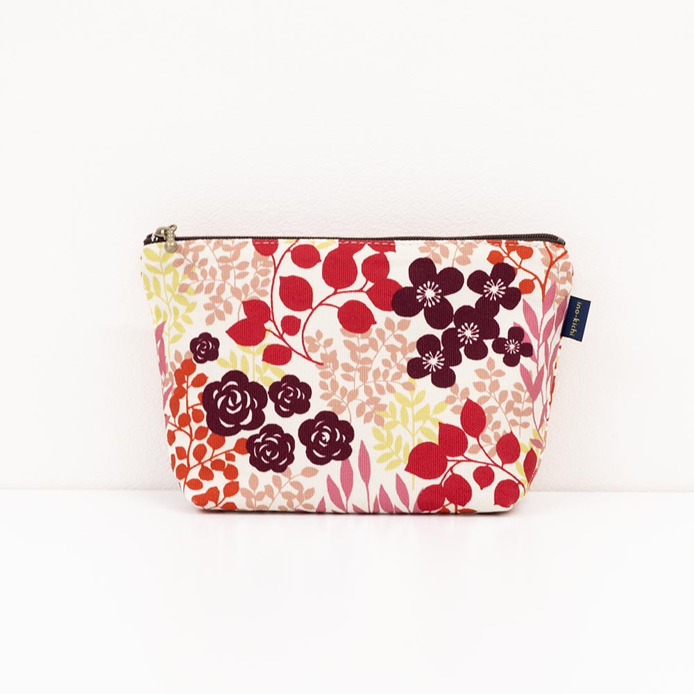 ファスナーポーチ「かだん ワイン」