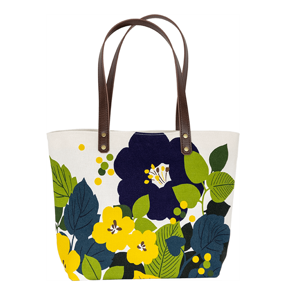 中トートバッグ「はなもゆ」