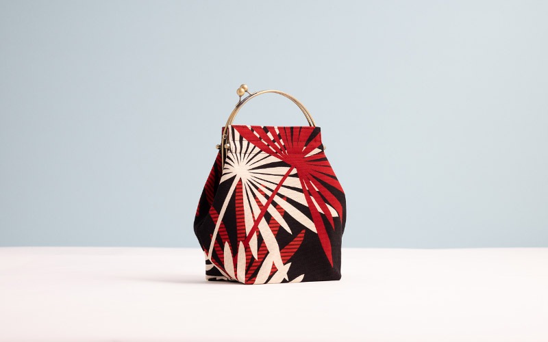 ベンリーがま口【大】「しゅろくろあか」