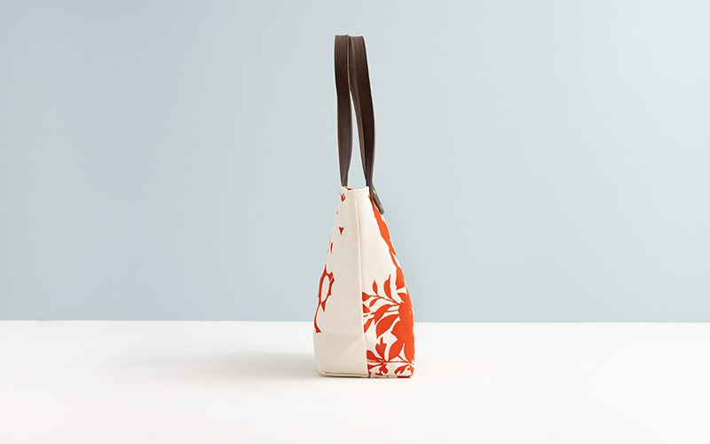 中トートバッグ「ききょうとんぼ」