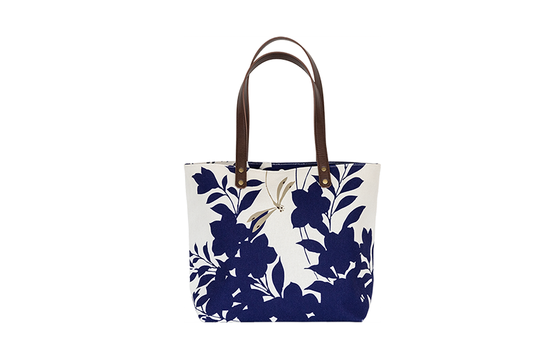 中トートバッグ「ききょうとんぼ」