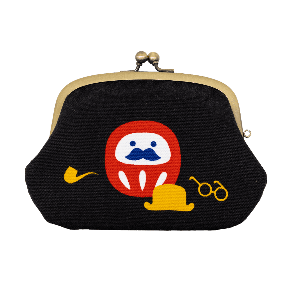 亥之吉 親子がま口 財布 だるまエイト