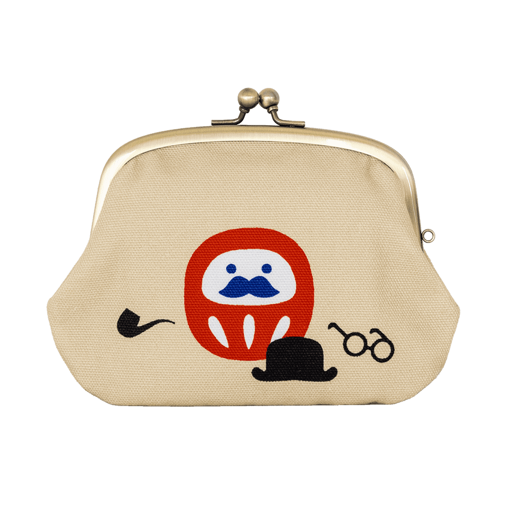 亥之吉 親子がま口 財布 だるまエイト