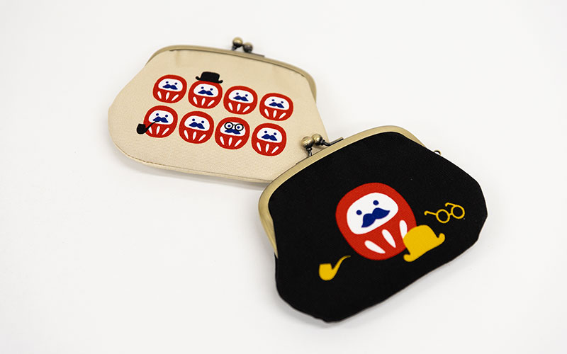 親子がま口 「だるまエイト」