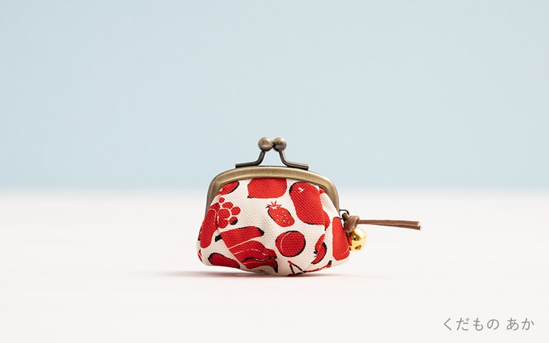 1.7寸ころりんがま口鈴付「おりづる」「くだもの」「はなばたけ」