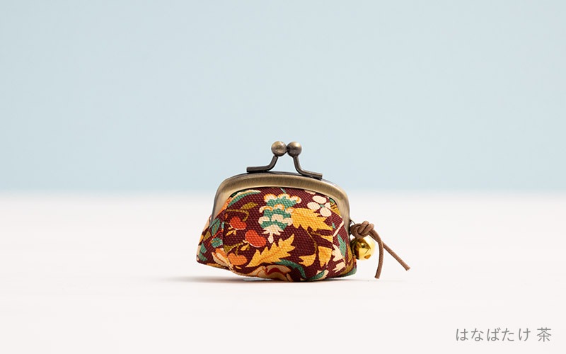 1.7寸ころりんがま口鈴付「おりづる」「くだもの」「はなばたけ」