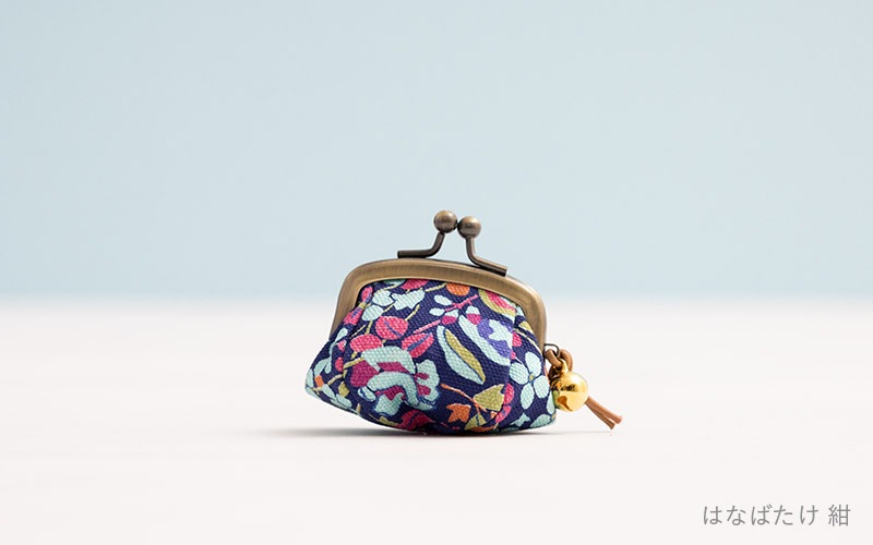 1.7寸ころりんがま口鈴付「おりづる」「くだもの」「はなばたけ」