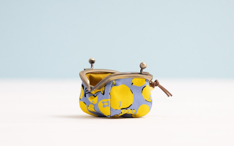 1.7寸ころりんがま口鈴付「おりづる」「くだもの」「はなばたけ」