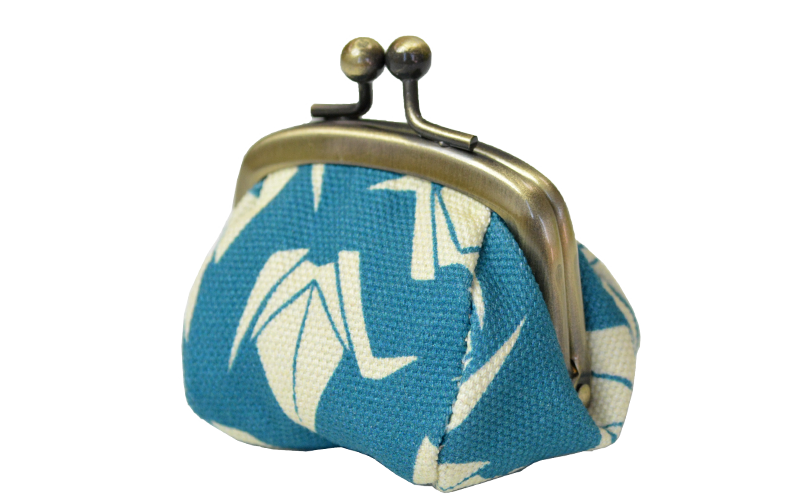 1.7寸ころりんがま口鈴付｜亥之吉 by 京美染色株式会社