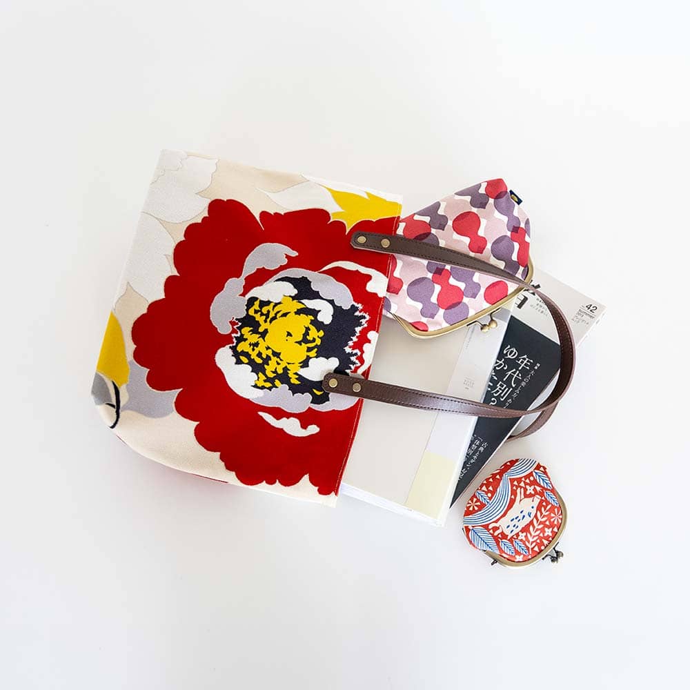 亥之吉 中トートバッグ ぼたぼたん