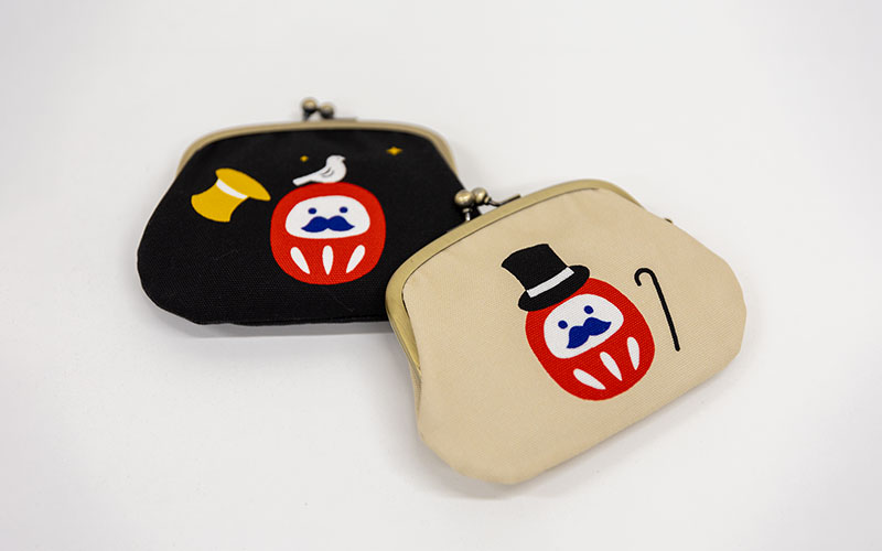 親子がま口 「だるまマジック」