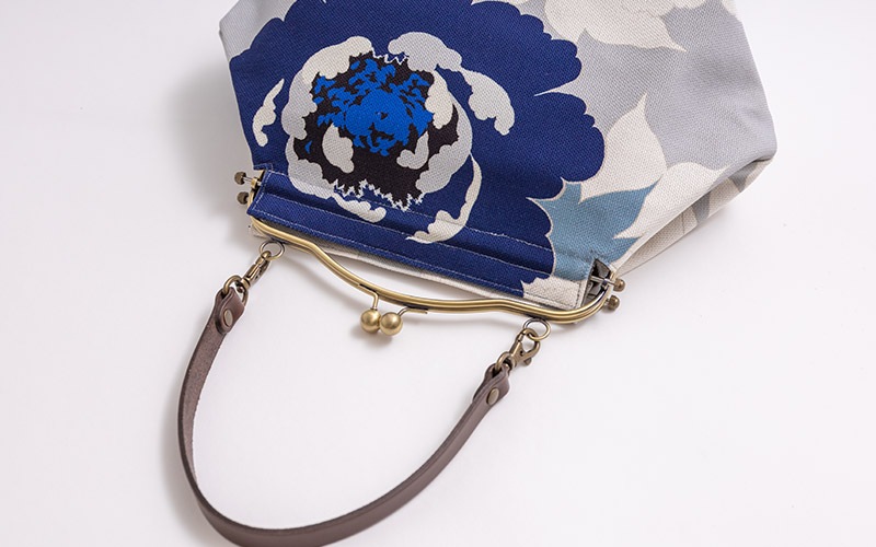 横長ベンリーがま口「ぼたぼたん」