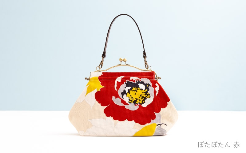 横長ベンリーがま口「ぼたぼたん」