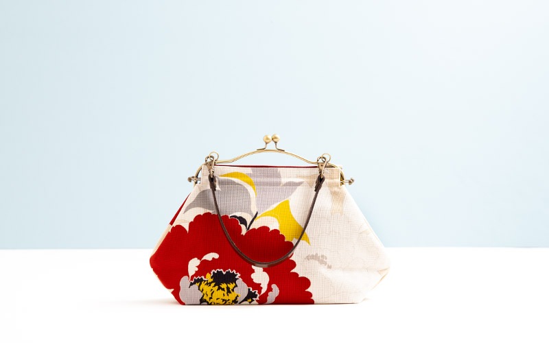 横長ベンリーがま口「ぼたぼたん」