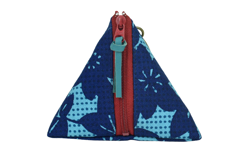 手捺染 テトラポーチ [さくらもみじ]