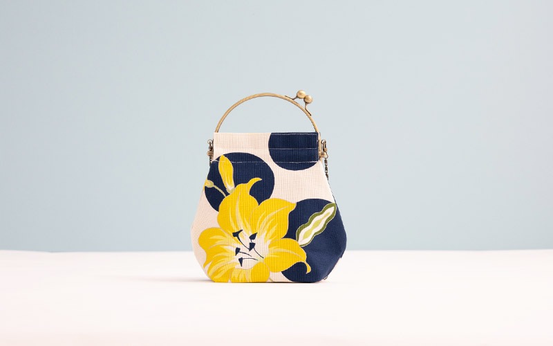 2wayがま口バッグ ベンリーがま口「ゆり」