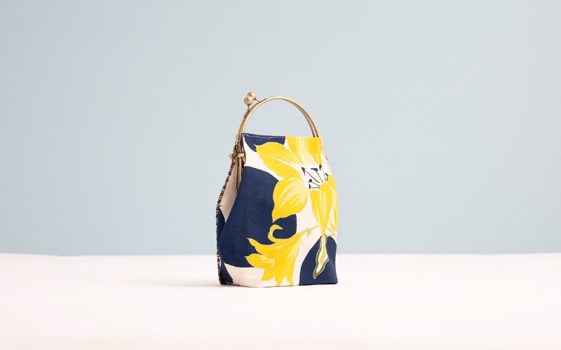 2wayがま口バッグ ベンリーがま口「ゆり」