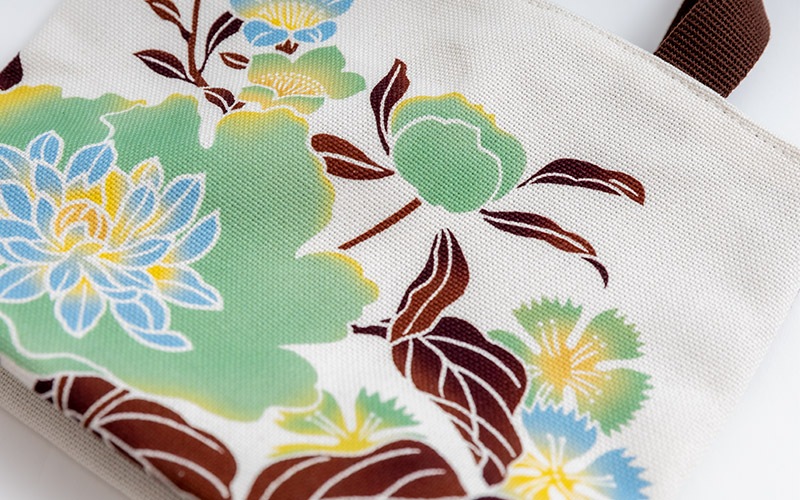 ミニトートバッグ 「てまりばな」