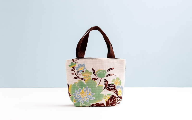 ミニトートバッグ 「てまりばな」