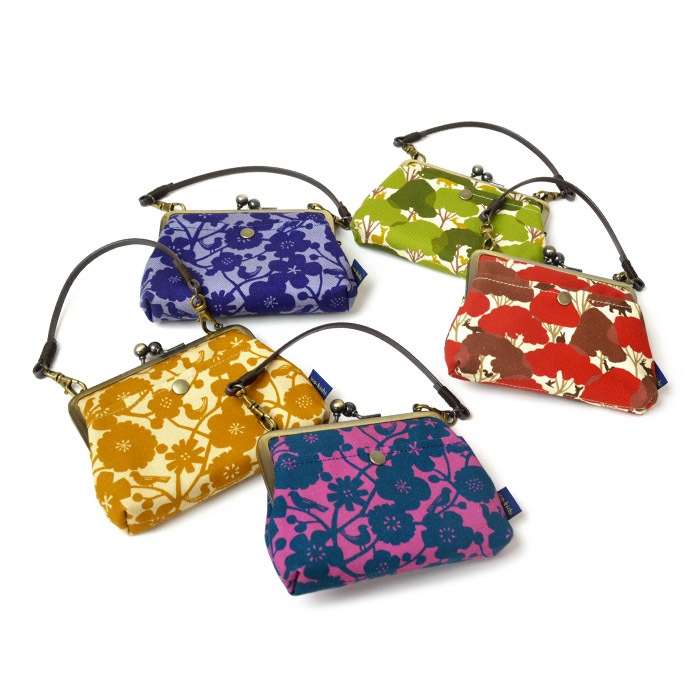 4寸外ポケがま口「とりのこえ」