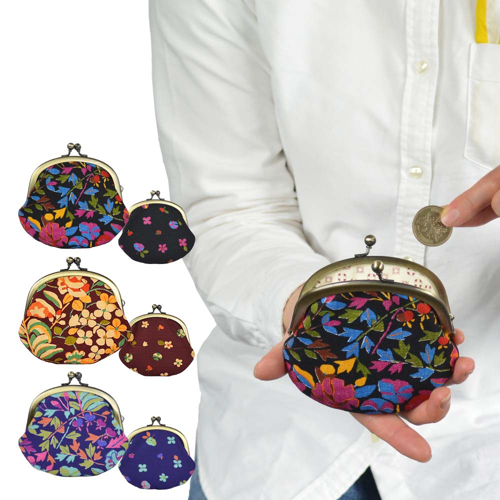 3.3寸丸がま口「はなばたけ」