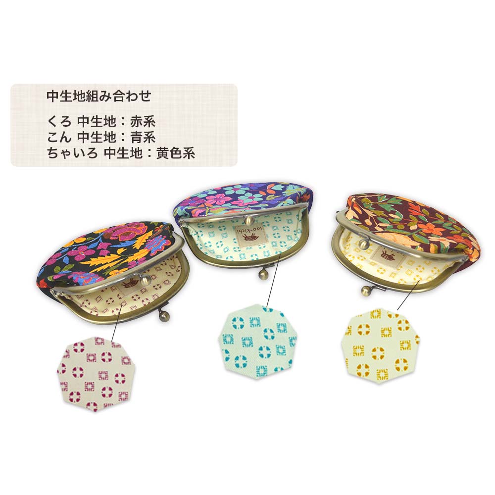 3.3寸丸がま口「はなばたけ」