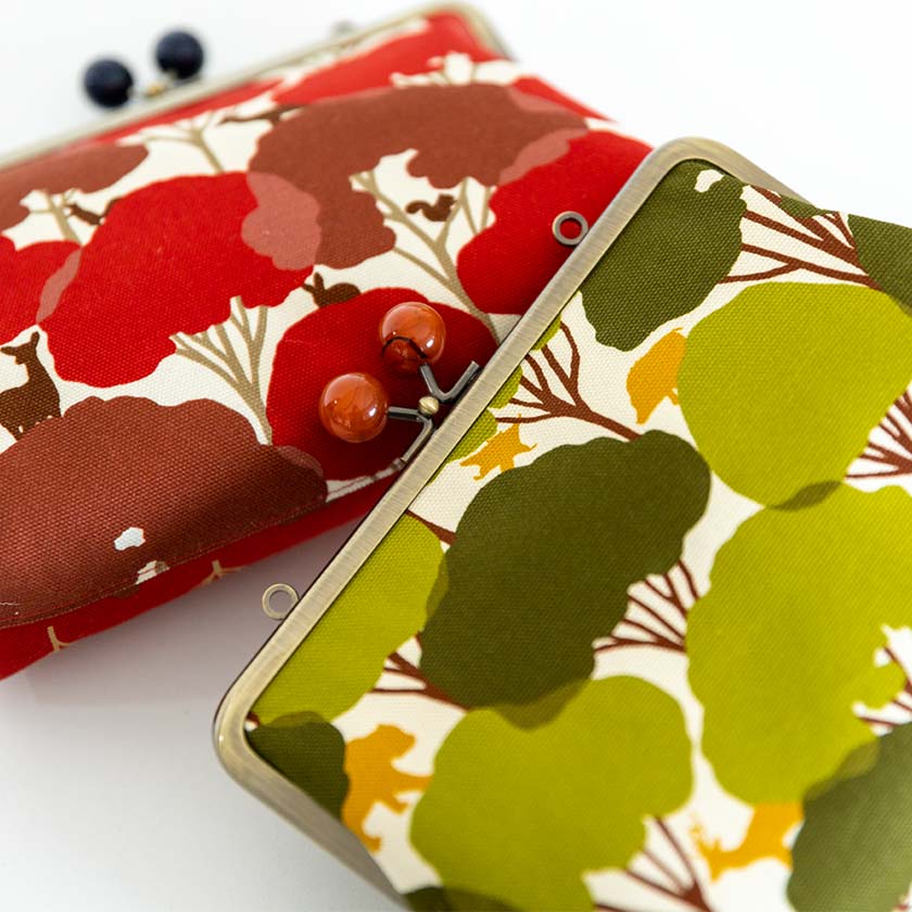 6寸ポシェットがま口 「かくれんぼ」