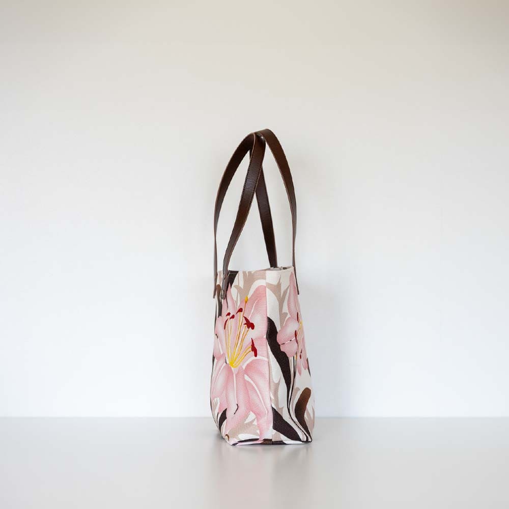 中トートバッグ「ゆりあざみ」