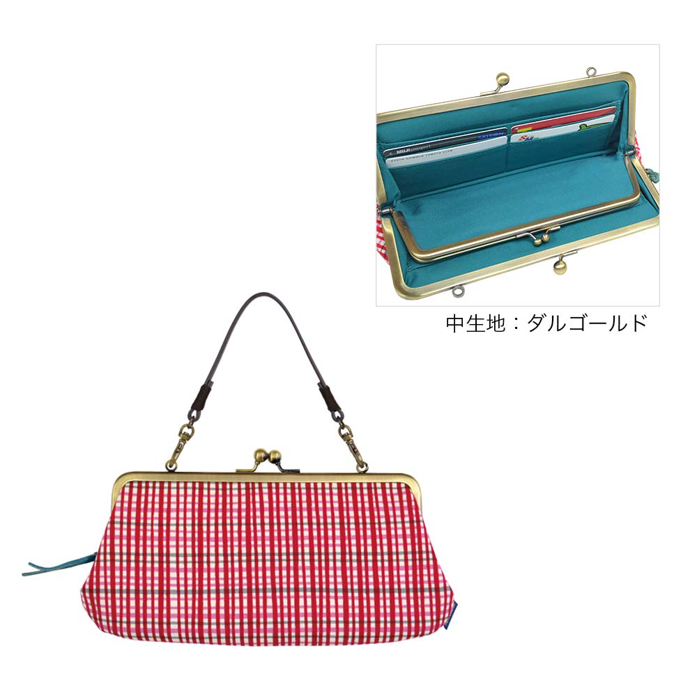 手捺染 親子長財布 こうし・セール品につきラッピング・手提げ不可