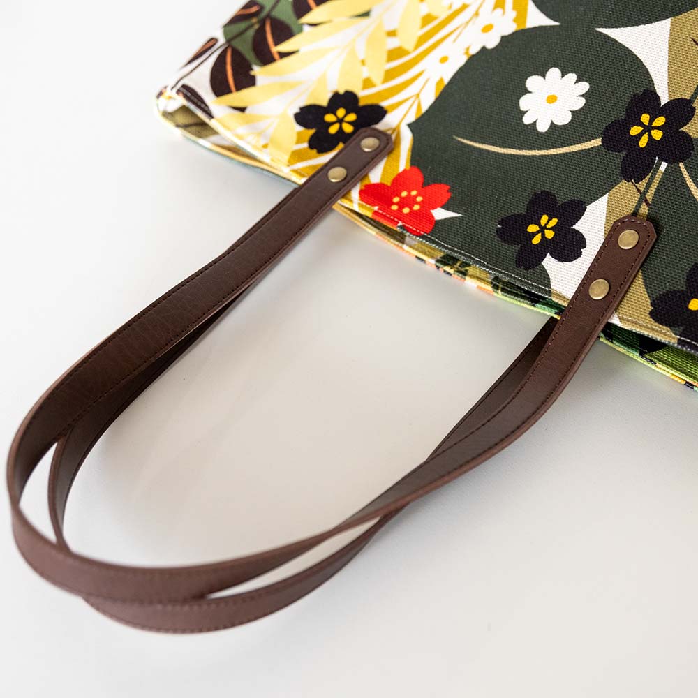 中トートバッグ「しょくぶつえん」