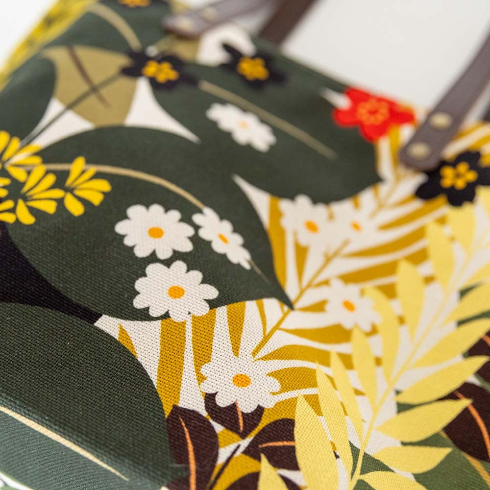 中トートバッグ「しょくぶつえん」