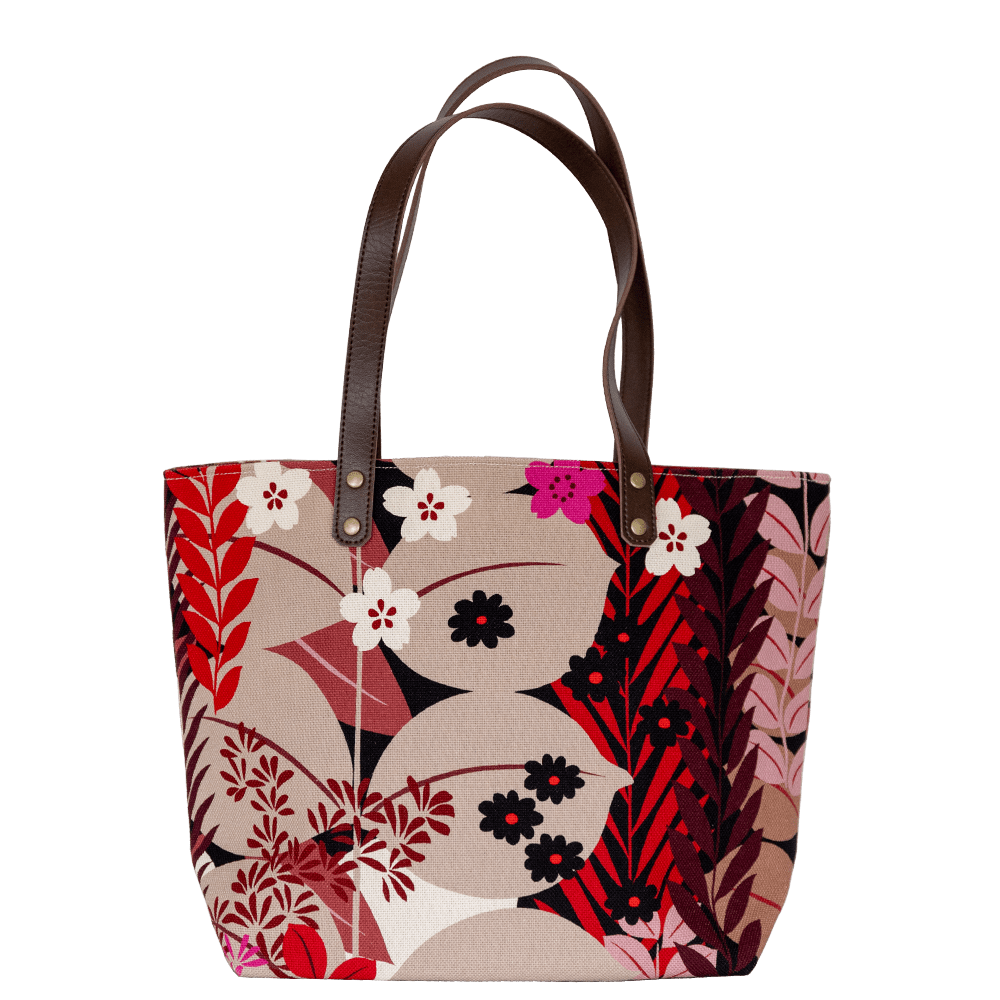 中トートバッグ「しょくぶつえん」