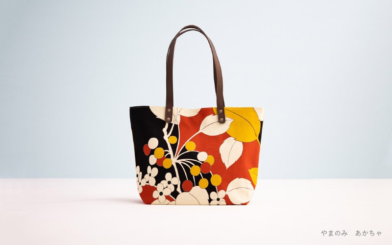 中トートバッグ「やまのみ」｜亥之吉 by 京美染色株式会社